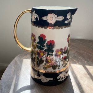 Anthropologie FRANCESCA KAYE FLORAL ATELIER PITCHER